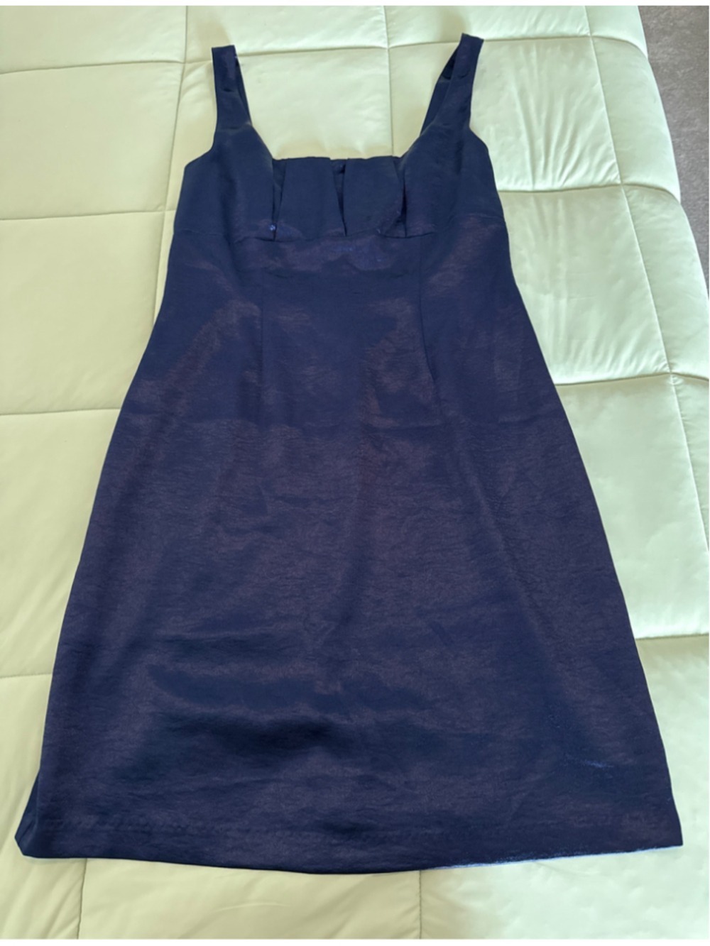 #0238 - Women's e-connected apparel Navy Sleeveless Dress Size 14